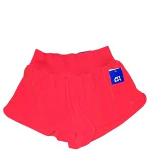 Womens JoyLab Red Shorts With Built In Briefs, XXL, NWT!!!